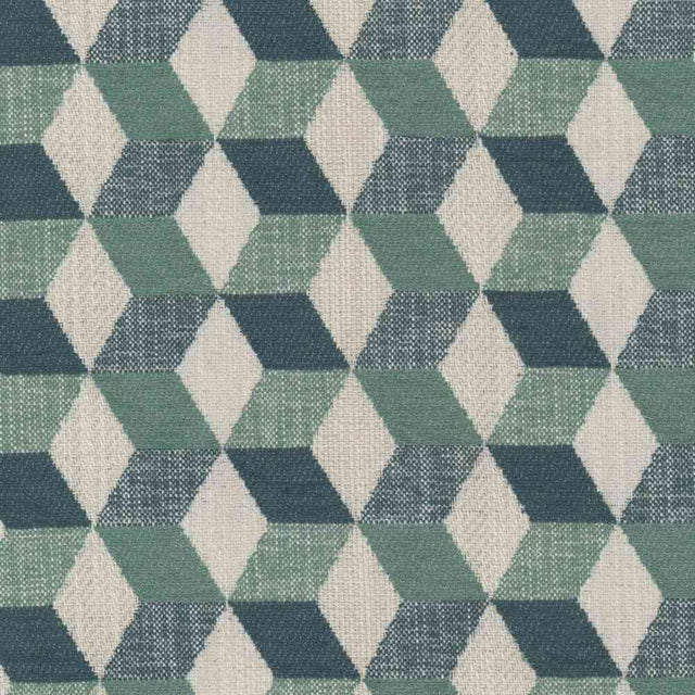Sample of Stout Candlewood Teal 2 Rainbow Library Collection Indoor Upholstery Fabric