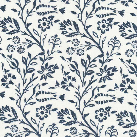 Sample of Stout Cheboygan Indigo 4 Rainbow Library Collection Multipurpose Fabric