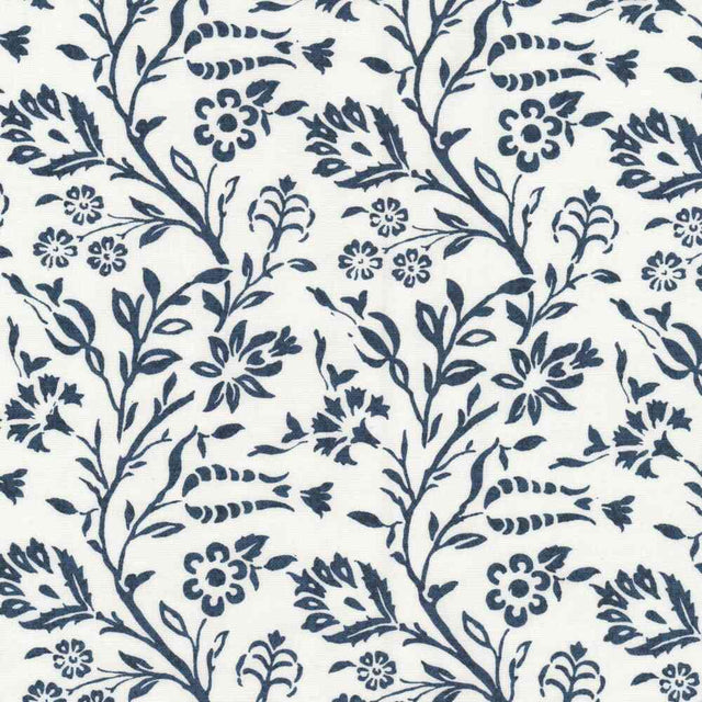 Sample of Stout Cheboygan Indigo 4 Rainbow Library Collection Multipurpose Fabric