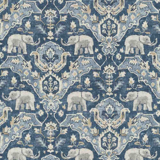 Sample of Stout Colgate Indigo 1 Rainbow Library Collection Multipurpose Fabric