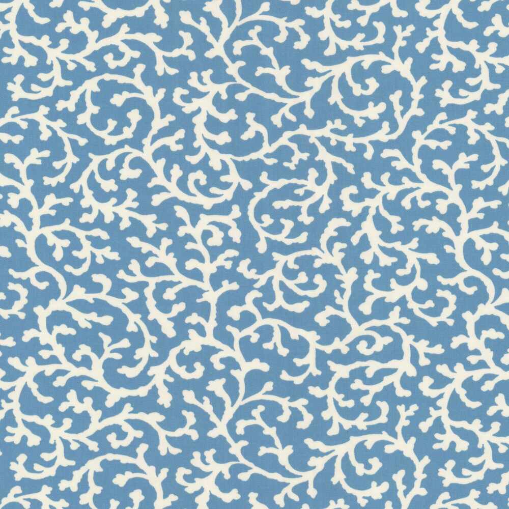 Sample of Stout Cozumel Blue 1 Rainbow Library Collection Multipurpose Fabric