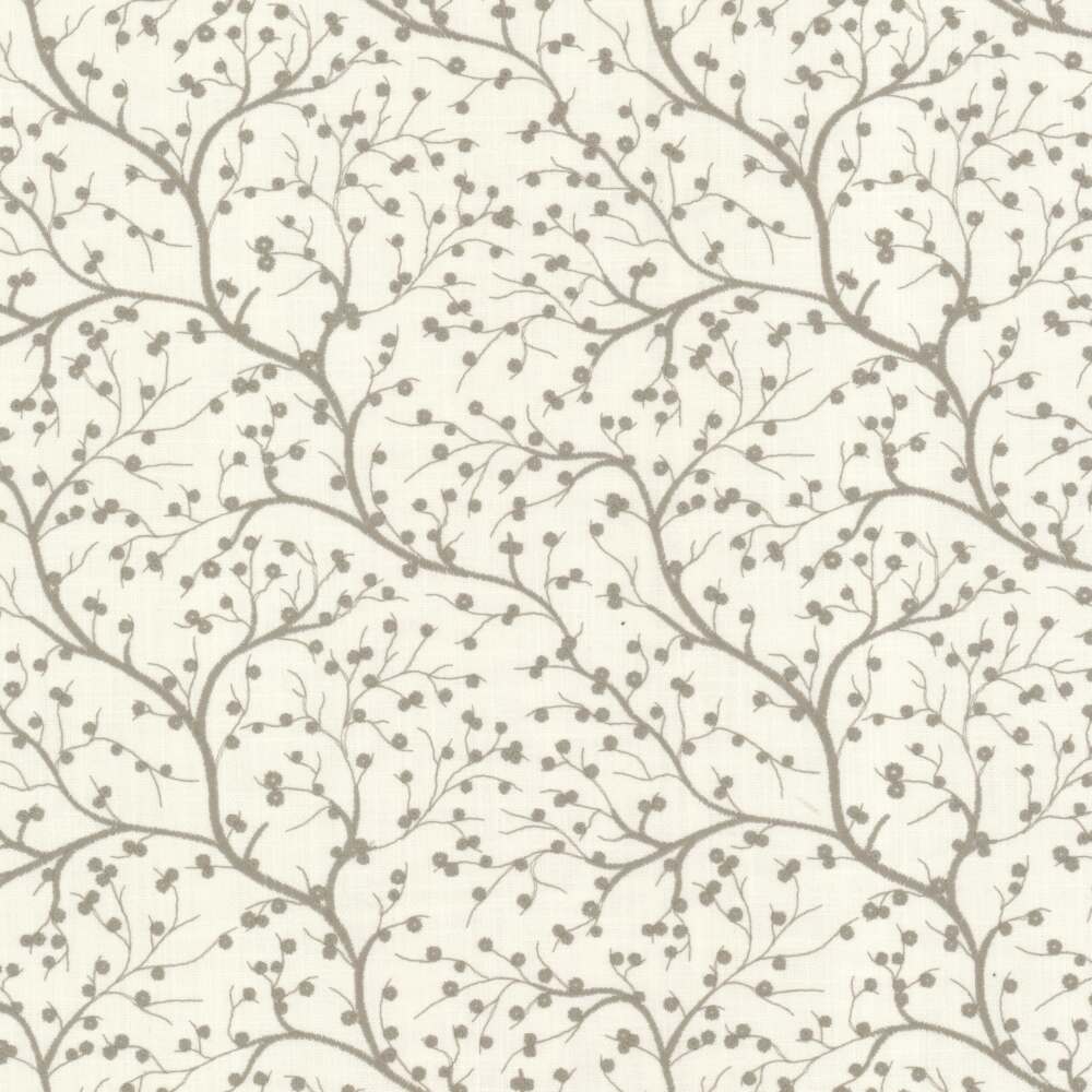 Sample of Stout Crumpet Pewter 4 Rainbow Library Collection Multipurpose Fabric