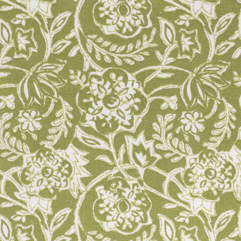 Sample of Stout Dabster Olive 2 Rainbow Library Collection Multipurpose Fabric