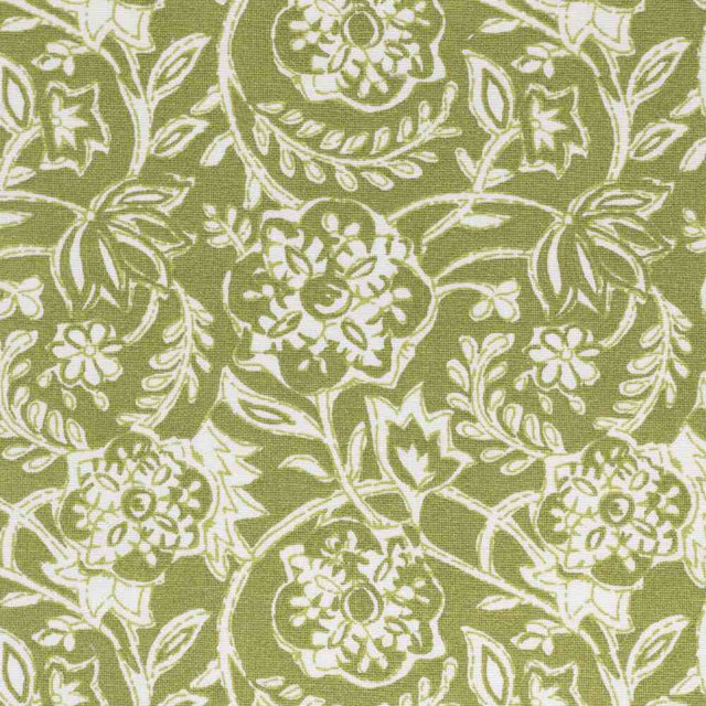 Sample of Stout Dabster Olive 2 Rainbow Library Collection Multipurpose Fabric