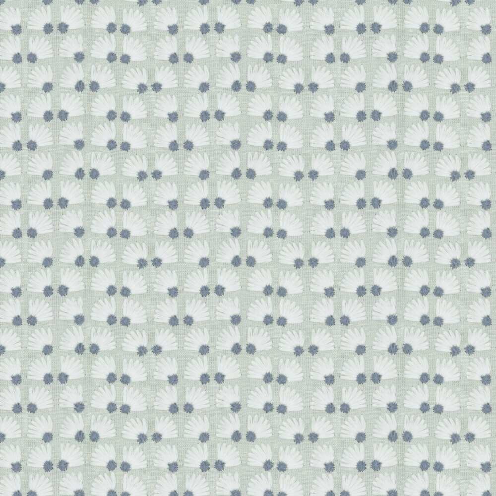 Sample of Stout Daisypatch Dusk 7834-4 Bassett McNab Collection Multipurpose Fabric