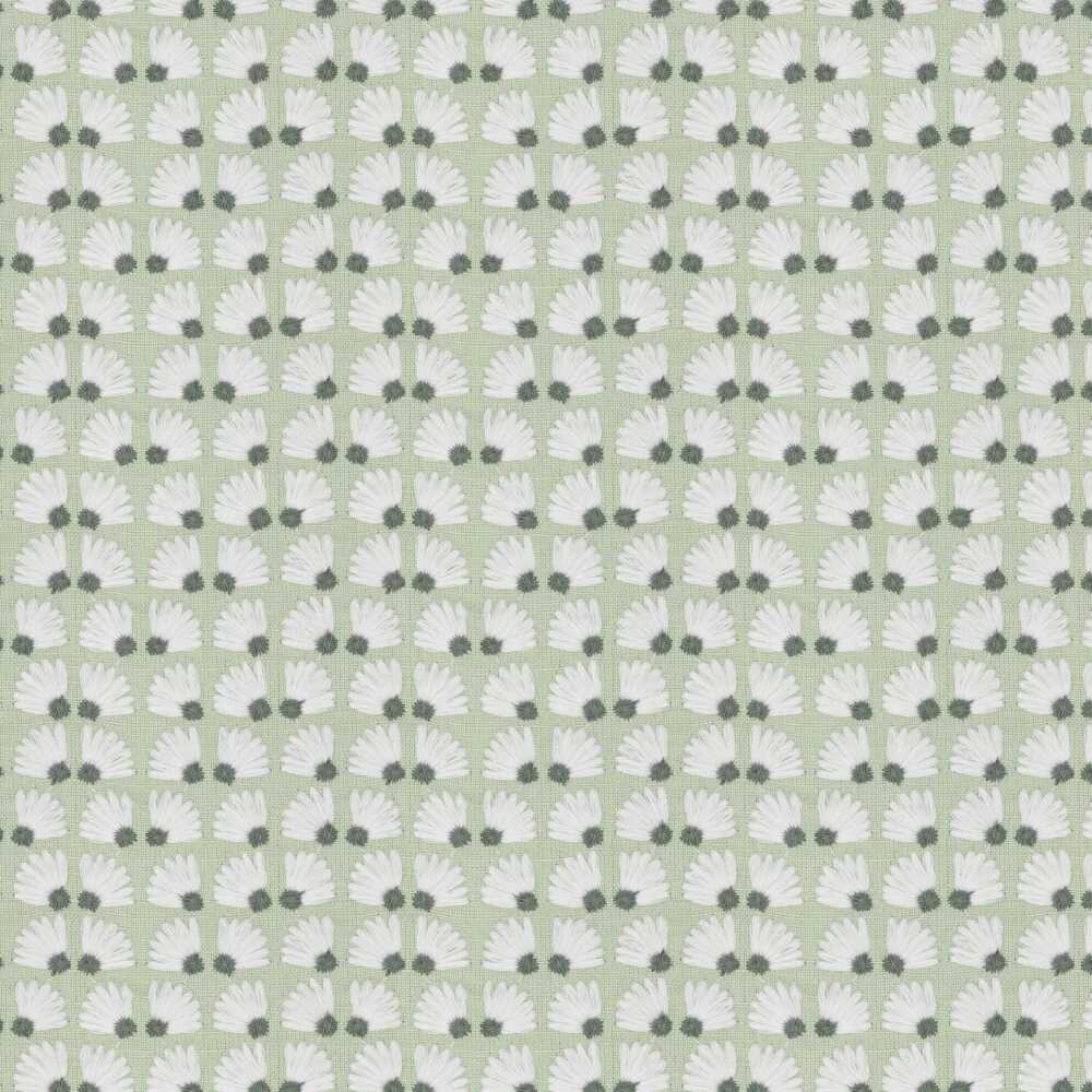 Sample of Stout Daisypatch Fern 7834-2 Bassett McNab Collection Multipurpose Fabric