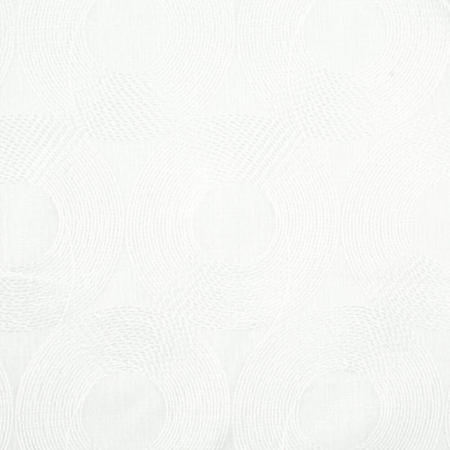 Sample of Stout Diplomat Bleach 4 Color My Window Collection Drapery Fabric
