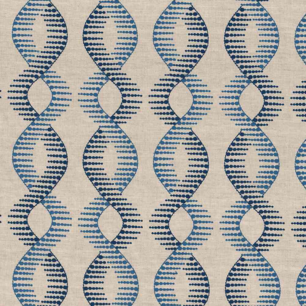 Sample of Stout Dundee Pacific 1 Color My Window Collection Drapery Fabric