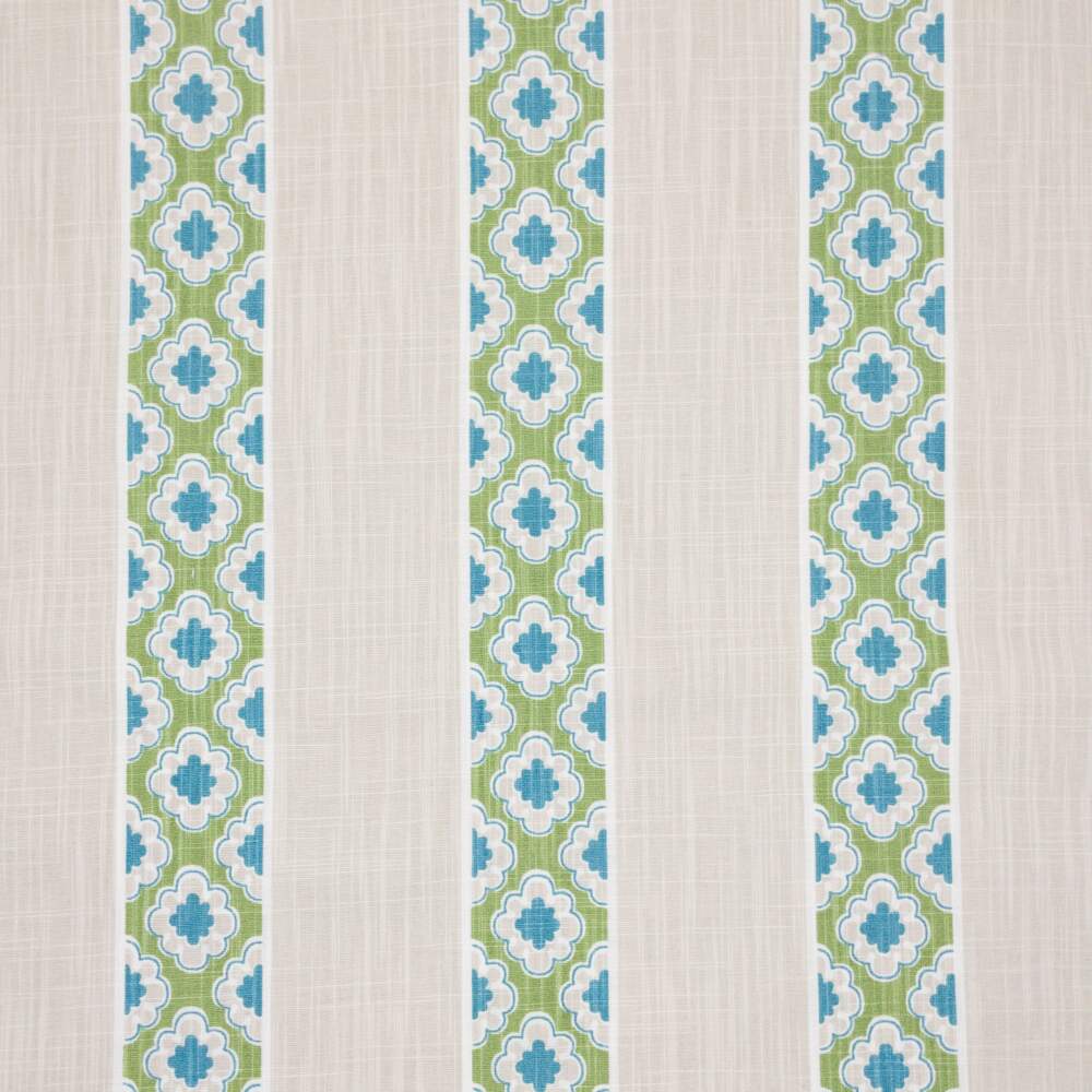 Sample of Stout Entice Aqua 3 Comfortable Living Collection Multipurpose Fabric