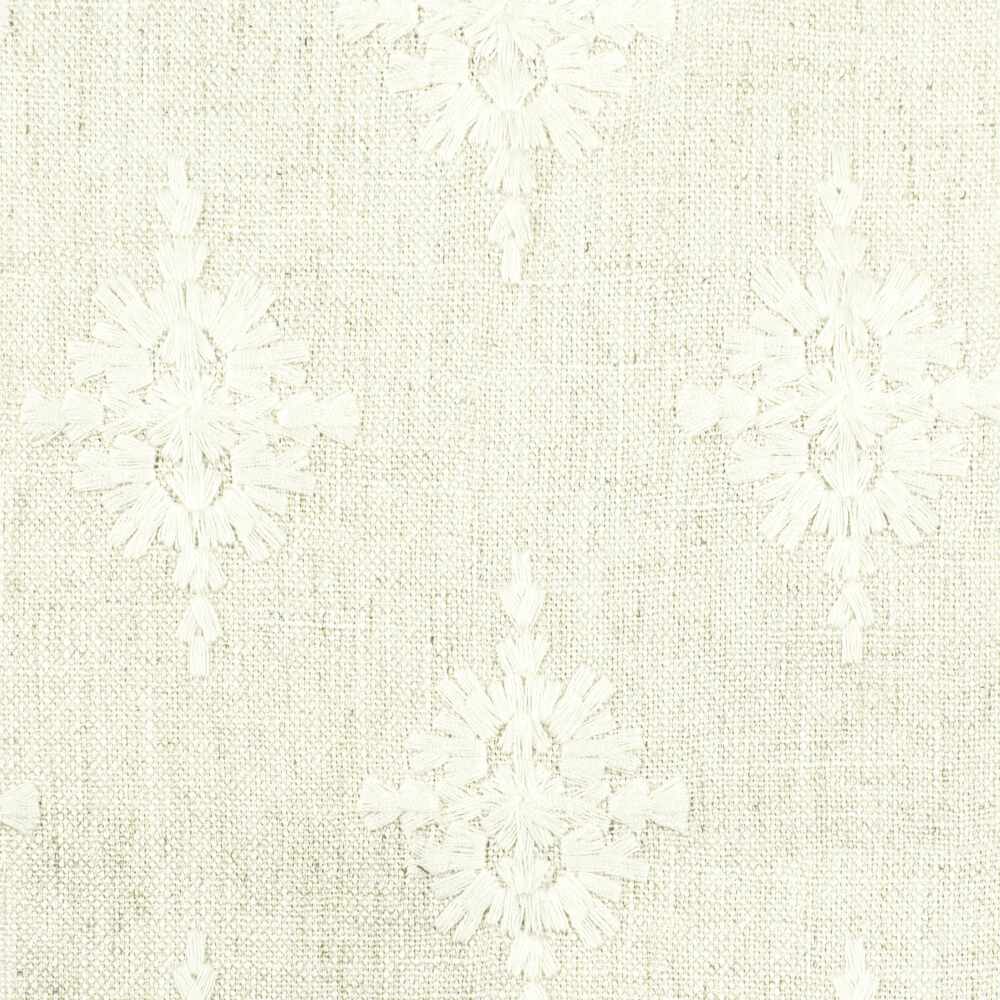 Sample of Stout Ferdinand Oatmeal 2 Color My Window Collection Drapery Fabric
