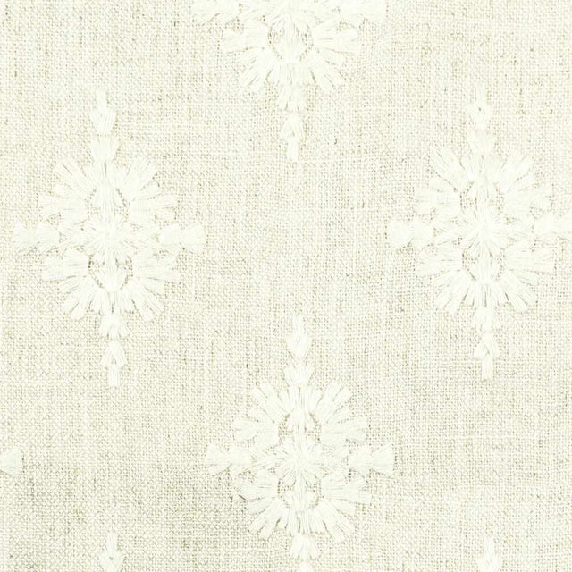 Sample of Stout Ferdinand Oatmeal 2 Color My Window Collection Drapery Fabric