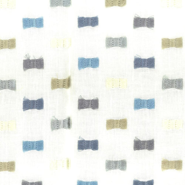 Sample of Stout Flutter Blue 3 Rainbow Library Collection Multipurpose Fabric
