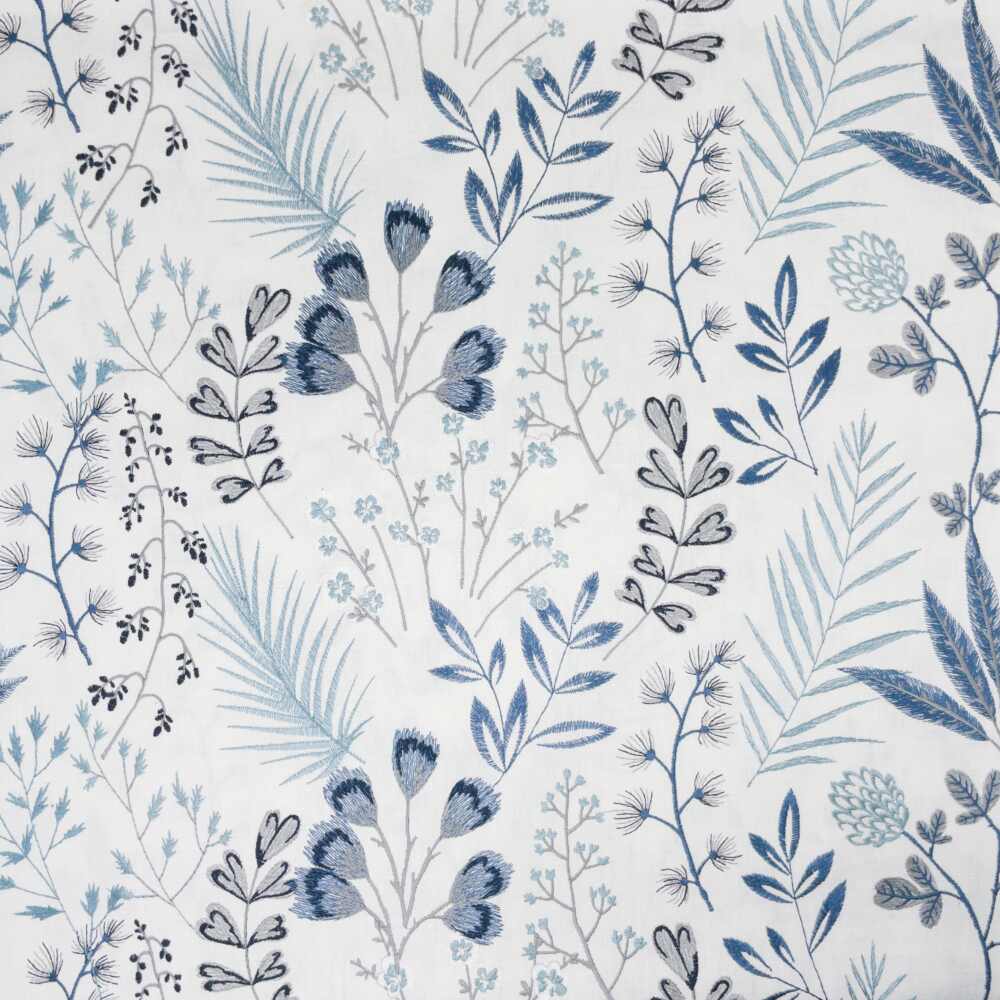 Sample of Stout Frolic Slate 1 Rainbow Library Collection Multipurpose Fabric