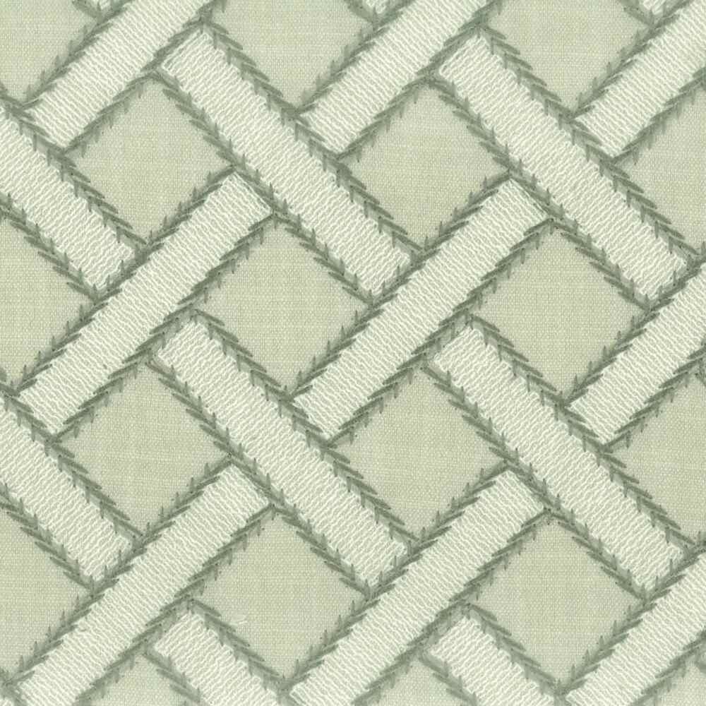 Sample of Stout Gibbs Charcoal 3 Color My Window Collection Drapery Fabric