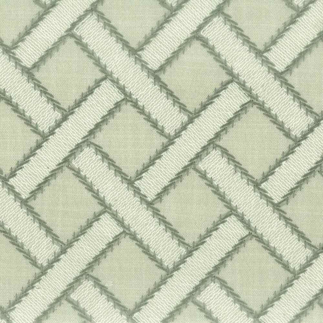 Sample of Stout Gibbs Charcoal 3 Color My Window Collection Drapery Fabric