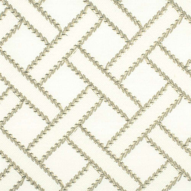 Sample of Stout Gibbs Flax 1 Color My Window Collection Drapery Fabric
