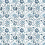 Sample of Stout Gibertini Blue 2 Rainbow Library Collection Multipurpose Fabric