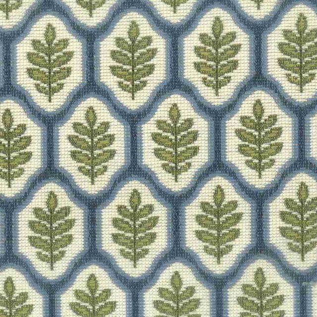 Sample of Stout Grospoint Leaf 7685-4 Bassett McNab Collection Upholstery Fabric