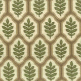 Sample of Stout Grospoint Leaf 7685-7 Bassett McNab Collection Upholstery Fabric