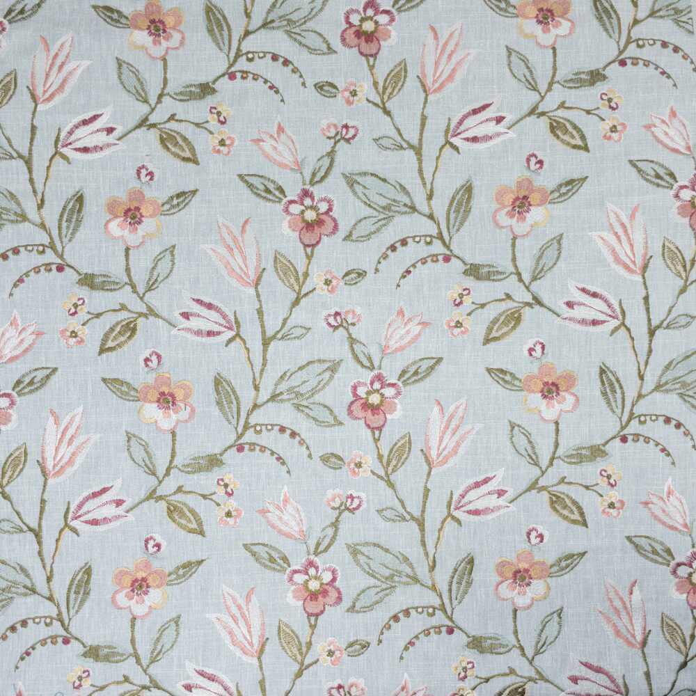 Sample of Stout Gwyneth Cornflower 2 Rainbow Library Collection Multipurpose Fabric