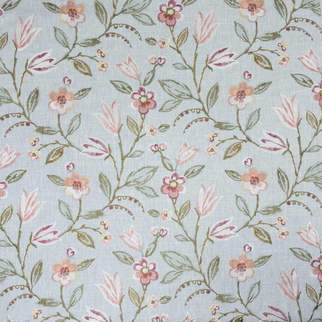 Sample of Stout Gwyneth Cornflower 2 Rainbow Library Collection Multipurpose Fabric