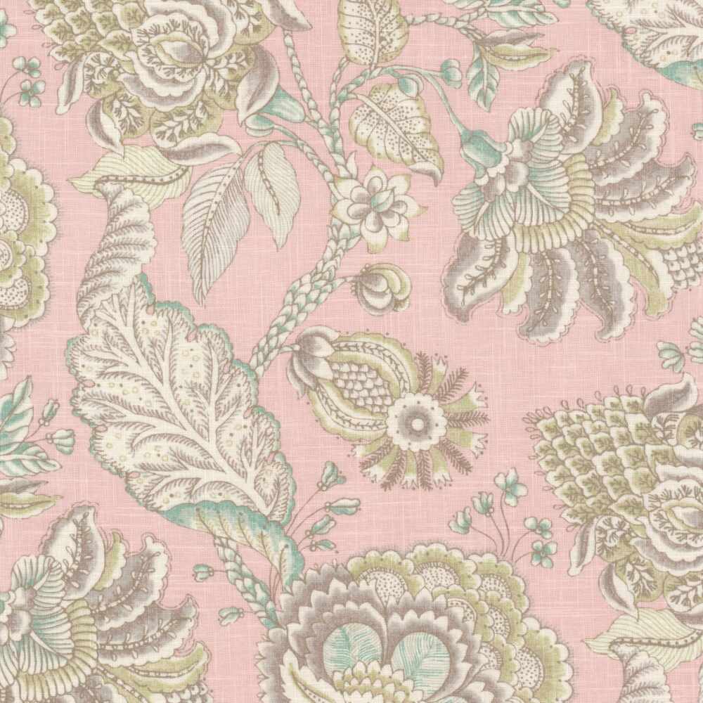 Sample of Stout Iceberg Camelia 2 Rainbow Library Collection Multipurpose Fabric