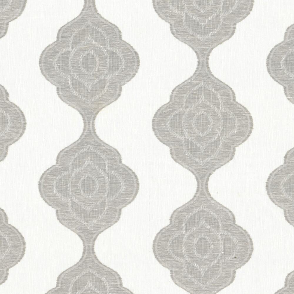 Sample of Stout Imporo Grey 3 Color My Window Collection Drapery Fabric