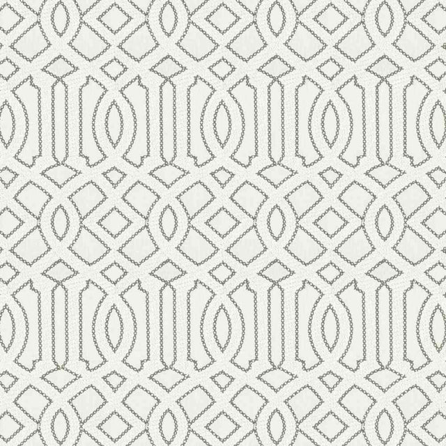 Sample of Stout Interlachen Emb Nightfall 7801-10 Bassett McNab Collection Upholstery Fabric