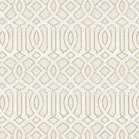 Sample of Stout Interlachen Emb Sanddune 7801-11 Bassett McNab Collection Upholstery Fabric