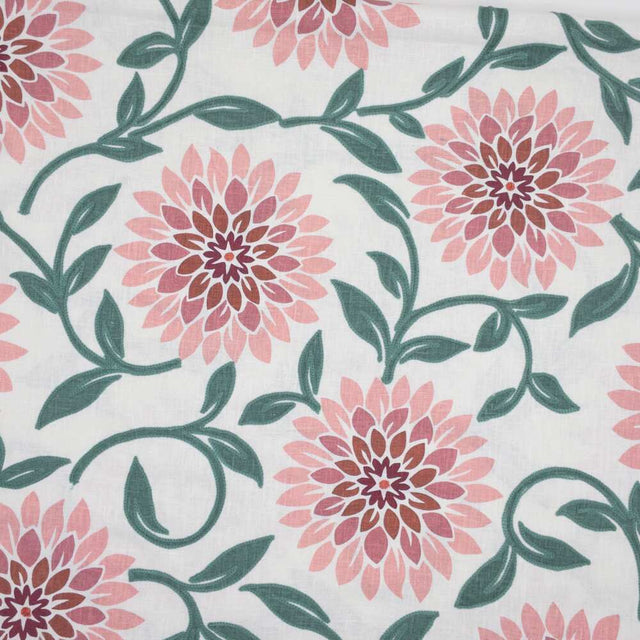 Sample of Stout Jeanette Flamingo 1 Comfortable Living Collection Multipurpose Fabric
