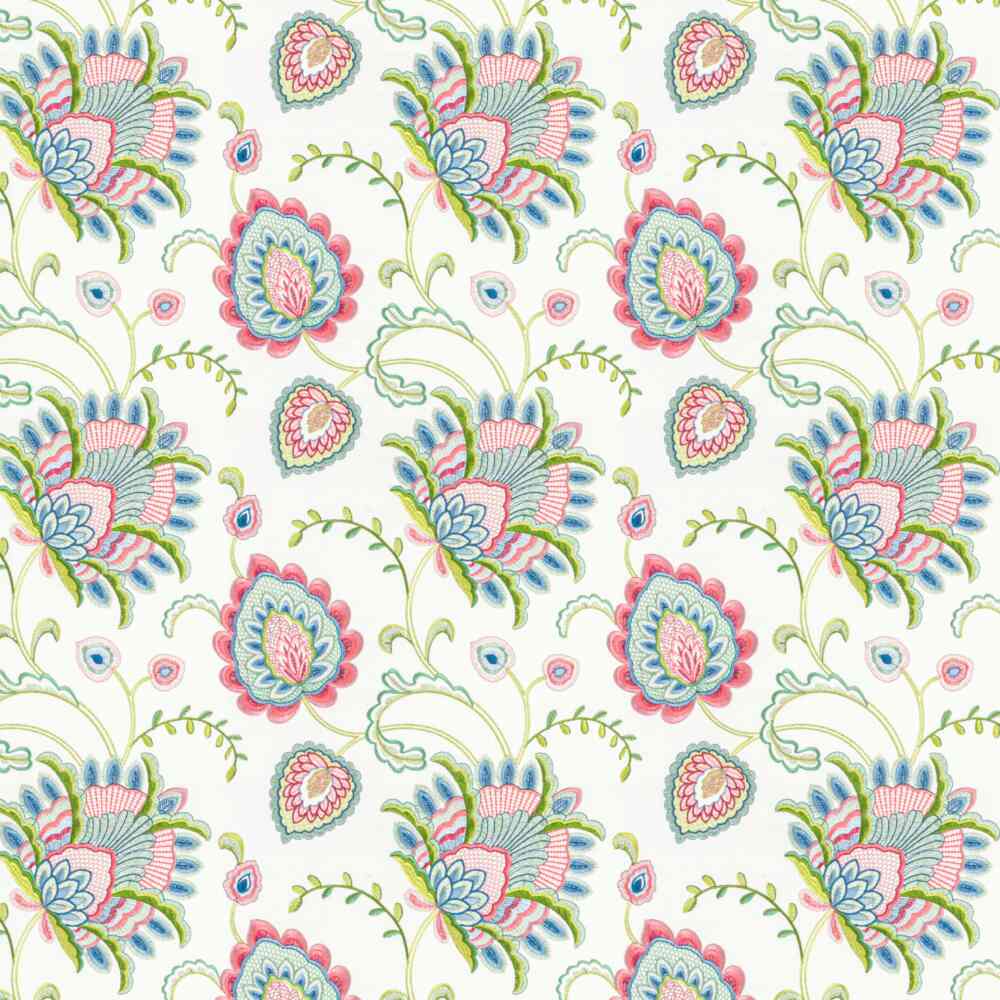 Sample of Stout Julep Blossom 1 Rainbow Library Collection Multipurpose Fabric