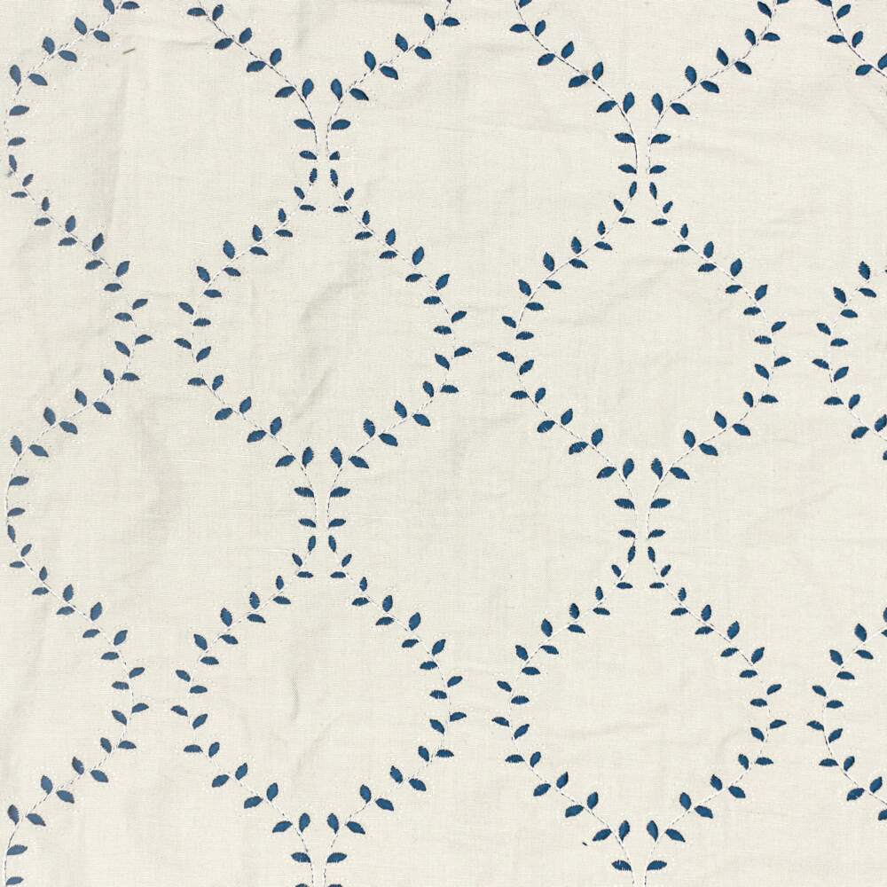 Sample of Stout Keansburg Sapphire 1 Color My Window Collection Multipurpose Fabric