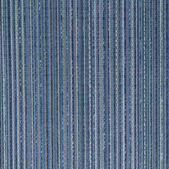 Sample of Stout Kummel Denim 9 Rainbow Library Collection Indoor Upholstery Fabric