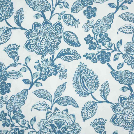 Sample of Stout Lalune Turquoise 1 Comfortable Living Collection Multipurpose Fabric