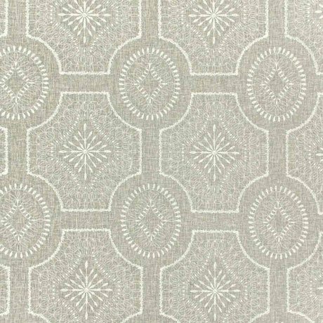 Sample of Stout Lapointe Pewter 2 Color My Window Collection Drapery Fabric