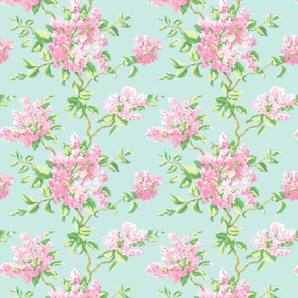 Sample of Stout Lilacs 7583-4 Bassett McNab Collection Multipurpose Fabric