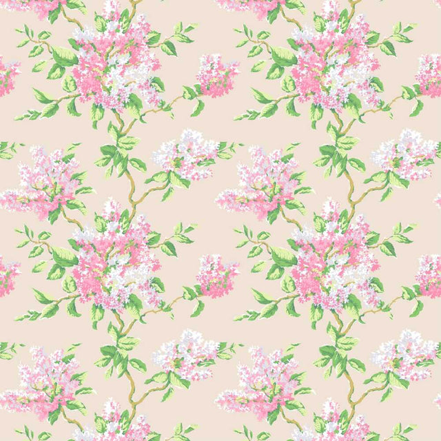 Sample of Stout Lilacs 7583-7 Bassett McNab Collection Multipurpose Fabric