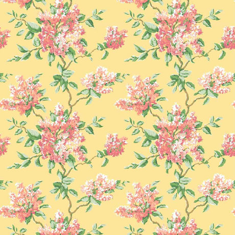 Sample of Stout Lilacs 7583-9 Bassett McNab Collection Multipurpose Fabric