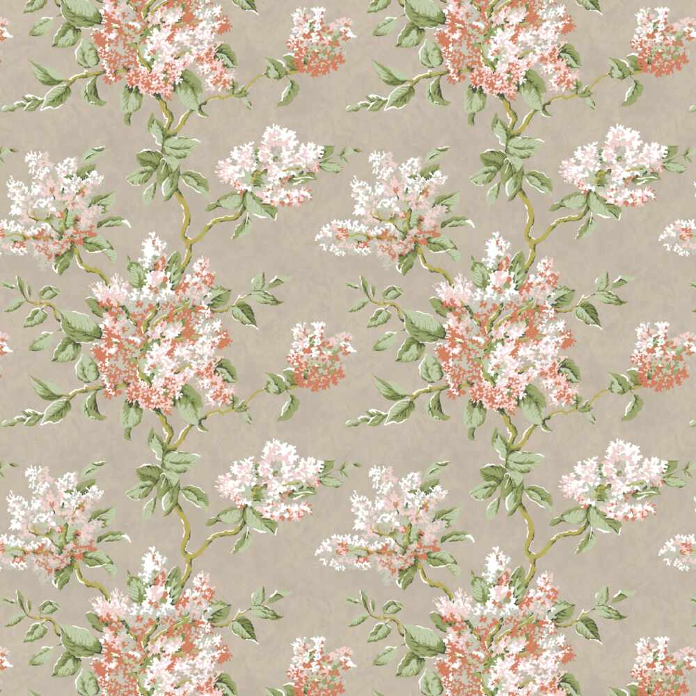 Sample of Stout Lilacs Petal 7829-2 Bassett McNab Collection Multipurpose Fabric
