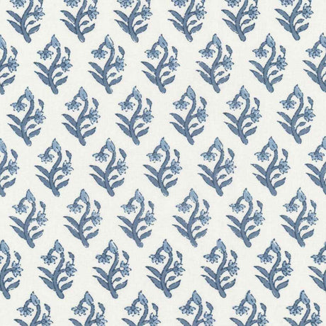 Sample of Stout Lucky Delft 1 Rainbow Library Collection Multipurpose Fabric