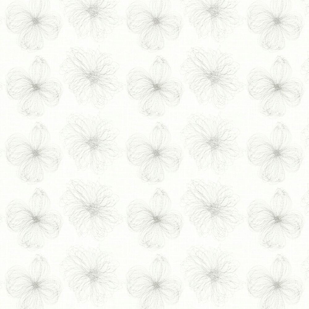 Sample of Stout Marnie Silver 2 Color My Window Collection Drapery Fabric