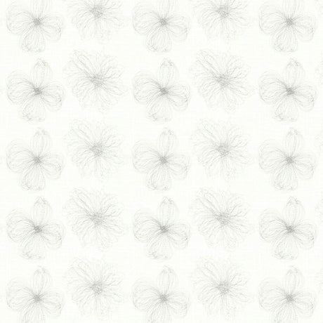 Sample of Stout Marnie Silver 2 Color My Window Collection Drapery Fabric
