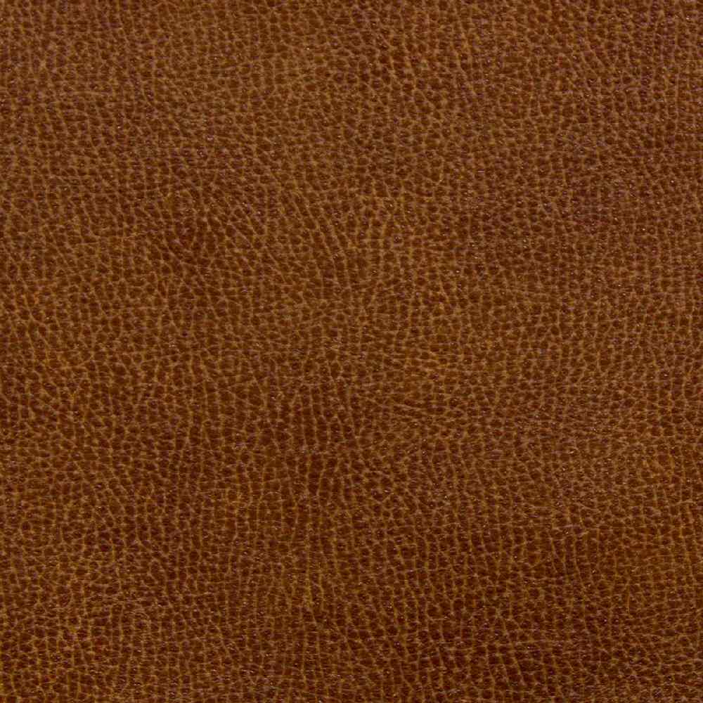 Sample of Stout Noseda Saddle 5 Recycled Leather Collection Indoor Upholstery Fabric