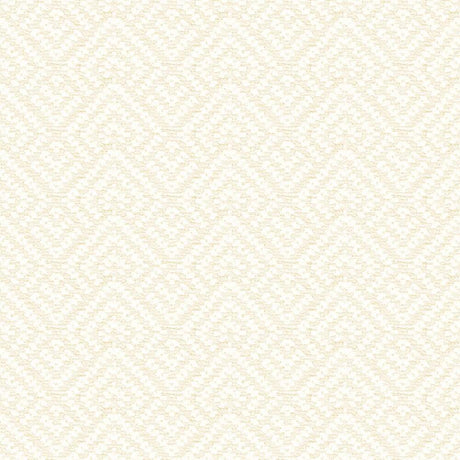 Sample of Stout On Point white Cap 7808-3 Bassett McNab Collection Drapery Fabric