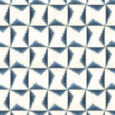 Sample of Stout Ontario Navy 3 Rainbow Library Collection Multipurpose Fabric