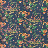 Sample of Stout Oriental Sage 7224-4 Bassett McNab Collection Multipurpose Fabric
