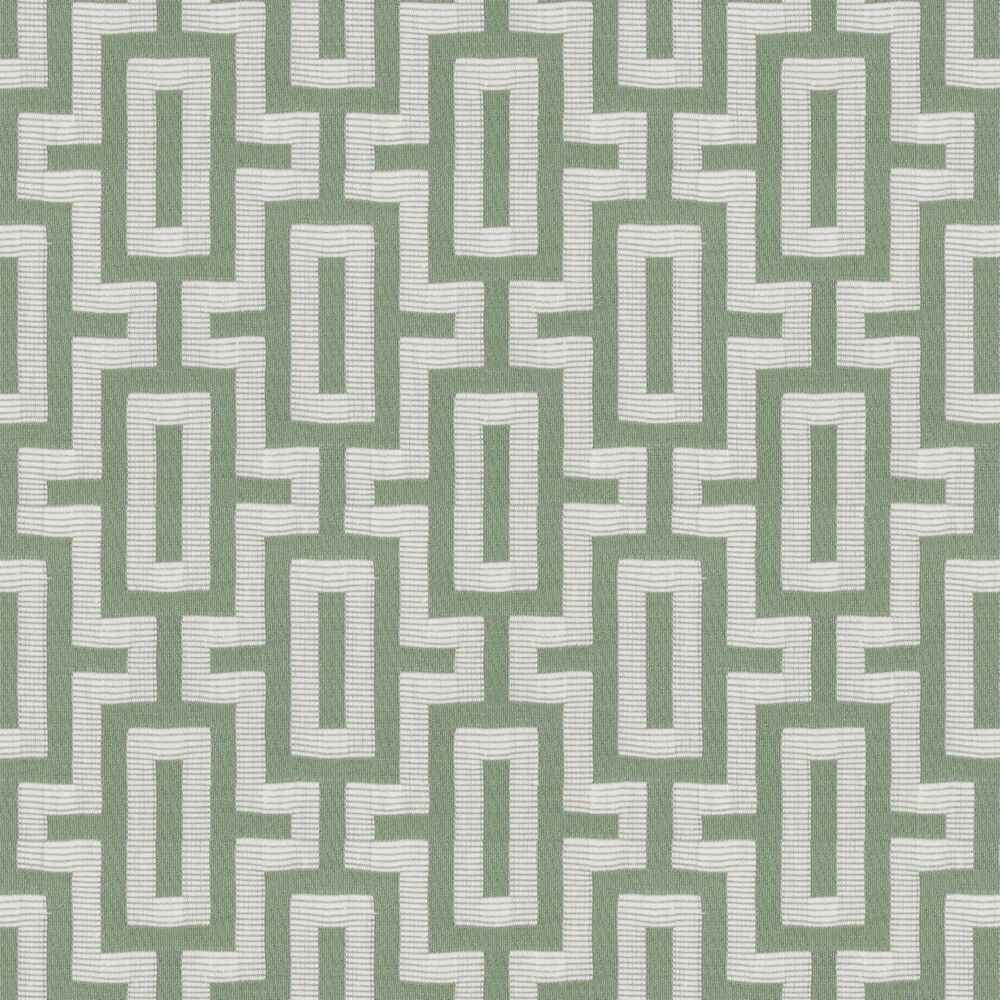 Sample of Stout Panorama Fern 7839-4 Bassett McNab Collection Upholstery Fabric