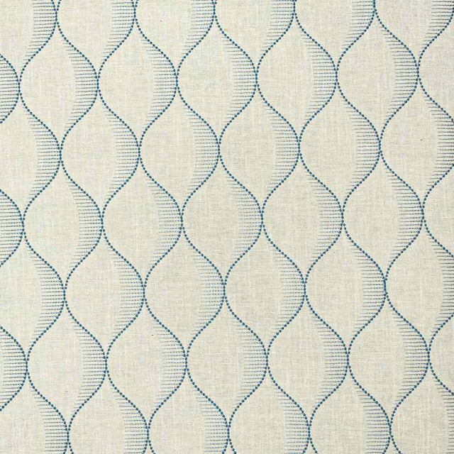 Sample of Stout Parent Frenchblue 3 Color My Window Collection Multipurpose Fabric