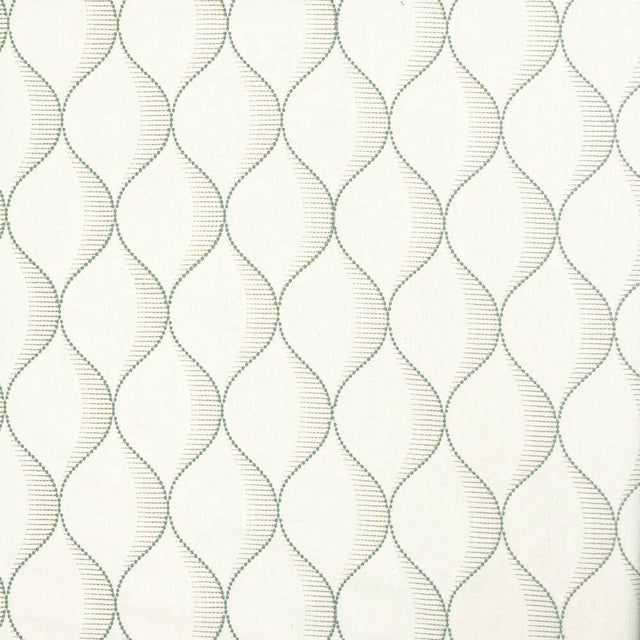 Sample of Stout Parent Turquoise 4 Color My Window Collection Multipurpose Fabric