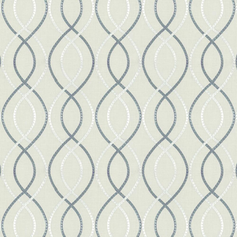 Sample of Stout Placido Charcoal 5 Color My Window Collection Multipurpose Fabric